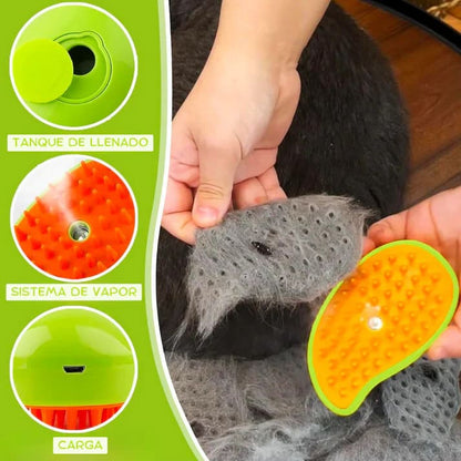 VapoPet Care/Cepillo a Vapor para Mascotas🐶🐱