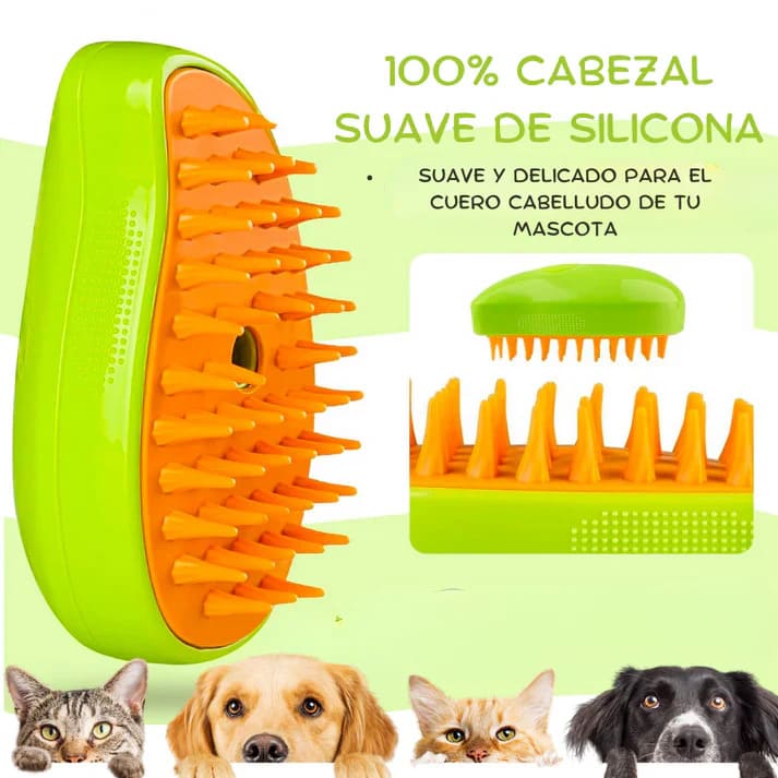 VapoPet Care/Cepillo a Vapor para Mascotas🐶🐱