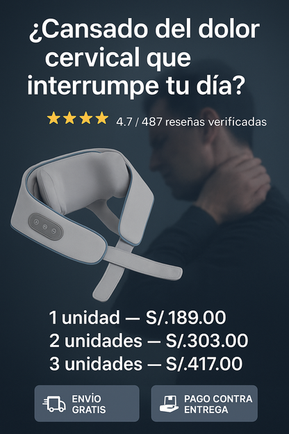 Masajeador Multifuncional - MuscleX Pro Relief