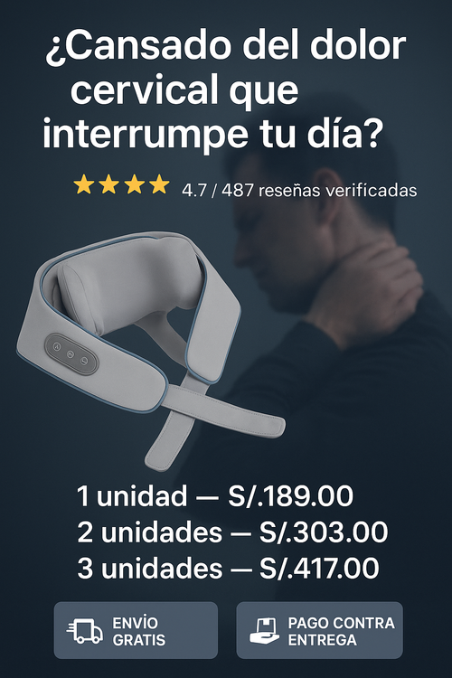 Masajeador Multifuncional - MuscleX Pro Relief