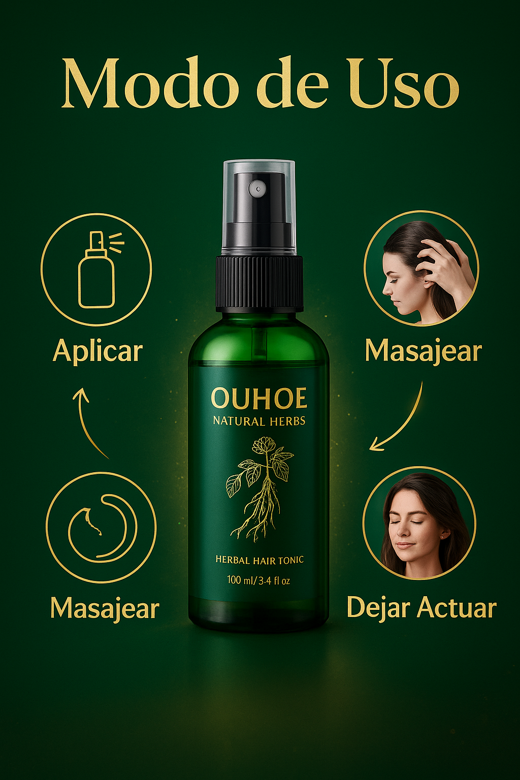OUHOE -CRECIMIENTO DE CABELLO