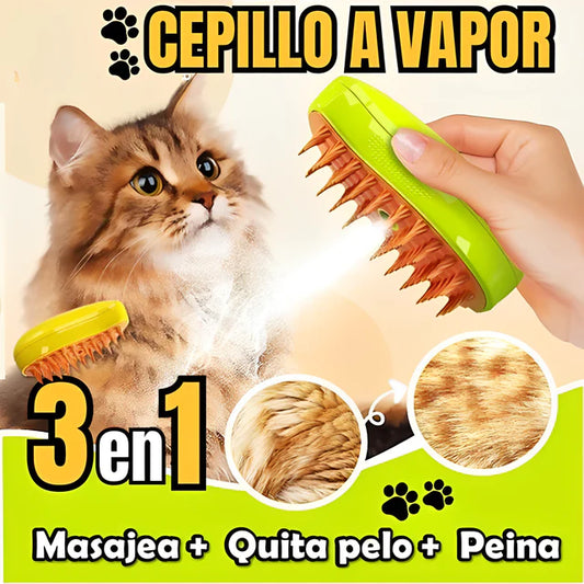 VapoPet Care/Cepillo a Vapor para Mascotas🐶🐱